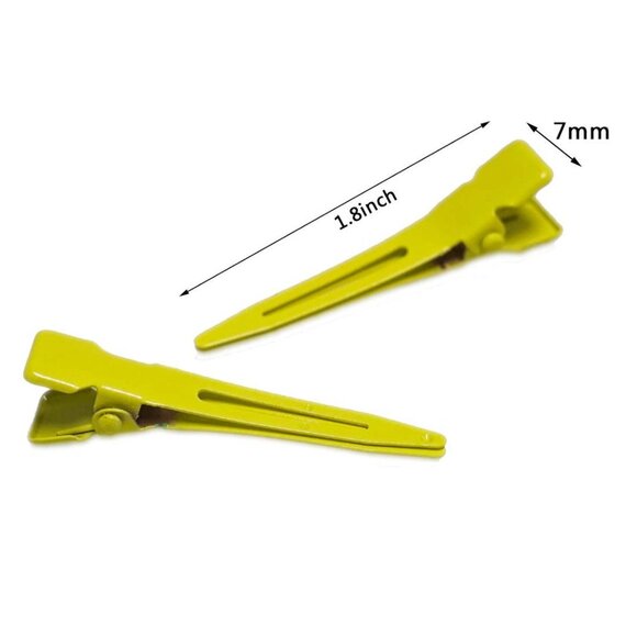 Assorted Color Alligator Curl Clips 100 Pack Hair Styling Accessories - Picture 4 of 7